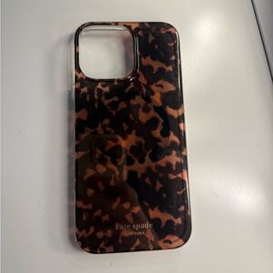 Kate Spade Brown Tortoiseshell iPhone Case